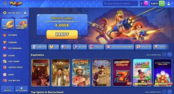 Ocena i Opinie o Kasynie Pistolo - Czy Jest To Bezpieczne Wybór? - overview